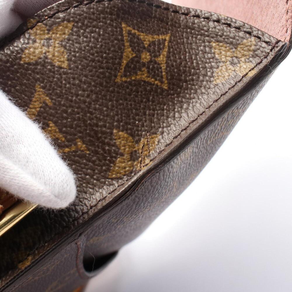 LOUIS VUITTON Authentic Brown Monogram Leather Shoulder Bag - Picture 5 of 8